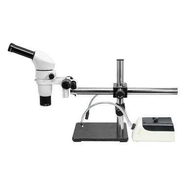 8-50X Halogen Light Boom Stand Binocular Parallel Zoom Stereo Microscope PZ02040125