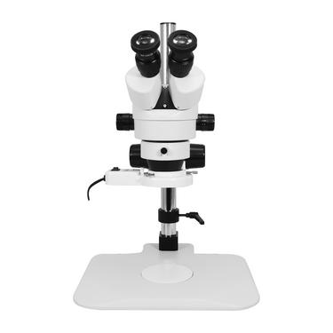 7-45X Post Stand Fluorescence Light Binocular Zoom Stereo Microscope SZ02010222