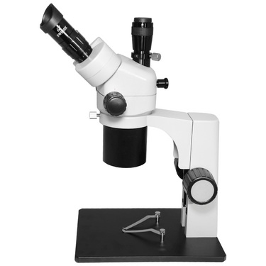 18X-65X Super Widefield Zoom Stereo Microscope, Trinocular, Track Stand