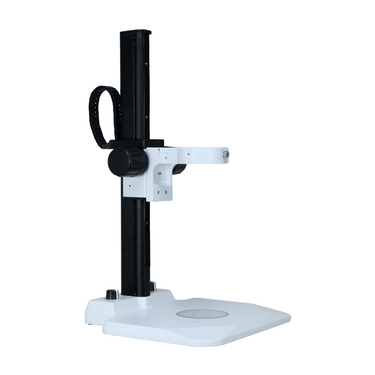 Microscope Track Stand, 76mm Coarse Focus Rack, LED Bottom Light Base (Dimmable)