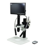 0.7-4.5X 2.0 Megapixels CMOS LED Light Track Stand Video Zoom Microscope, SKU MZ02120205, three quarter front view