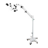 8-50X Pneumatic Arm Trinocular Zoom Stereo Microscope, SKU SZ02030771, three quarter front view