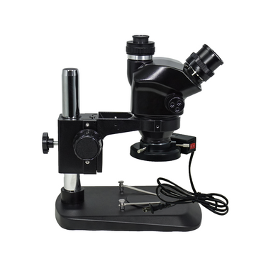 7-50X ESD Safe Post Stand Fluorescence Light ESD Trinocular Zoom Stereo Microscope SZ02090132