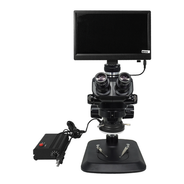 2.0 Megapixels 7-50X CMOS ESD Safe UV FREE LED Light Post Stand ESD Trinocular Zoom Stereo Microscope SZ02090137