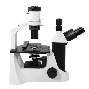 100X-400X Inverted Compound Laboratory Microscope, Trinocular, Halogen Light, Phase Contrast Objective