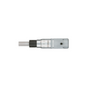 0-0.50″ Mechanical Micrometer Head Graduation 0.001″ 0.5" Flat Zero-Adjustable Mechanical Micrometer Head (Thimble Diameter: Dia. 13mm, Reverse Reading), SKU Mitutoyo-148-861, three quarter front view