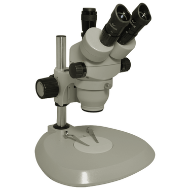 10X-65X Super Widefield Zoom Stereo Microscope, Trinocular, Post Stand