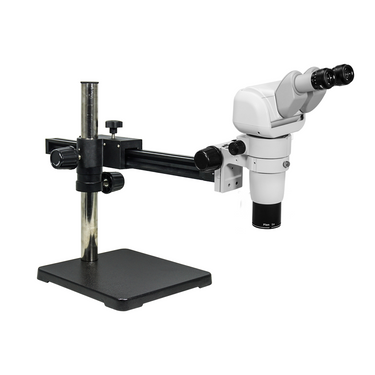 8-65X Ball Bearing Boom Stand Binocular Parallel Zoom Stereo Microscope PZ02140122