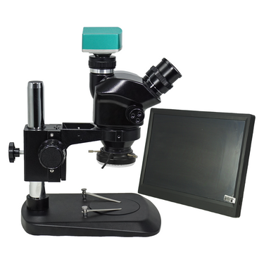 2.0 Megapixels 7-50X CMOS ESD Safe UV FREE LED Light Post Stand ESD Trinocular Zoom Stereo Microscope SZ02090135