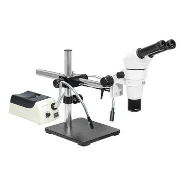 8-50X Halogen Light Boom Stand Binocular Parallel Zoom Stereo Microscope PZ02040125