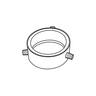 Darkfield Ring Light Adapter, SKU SCHOTT-Visi-400.510, three quarter front view