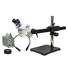 3.5-30X LED Light Ball Bearing Boom Stand Binocular Zoom Stereo Microscope, SKU SZ02080445, three quarter front view