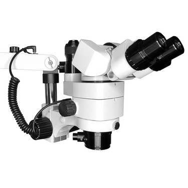 3.44X/6.25X/10.94X/18.75X/34.38X LED Light LED Coaxial Reflection Light Pneumatic Arm Trinocular Parallel Multiple Power Operation Stereo Microscope SM51030131
