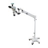 2.0 Megapixels 8-50X CMOS Pneumatic Arm Trinocular Parallel Zoom Stereo Microscope, SKU PZ02070132, three quarter front view