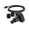 30fps@3072x2048, 38fps@1536x1024 Windows XP/Vista/7/8/10/11/OSX/Linux 2.6 and above Stereo, Compound Compatible 6.3M USB 3.0 CMOS Color Eyepiece Camera, SKU DC29111753, three quarter front view