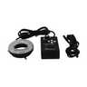 64 LED Microscope Ring Light with Four-Zone Quadrant Control Diameter 61mm 5W, SKU ML46241131, three quarter front view
