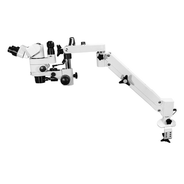 3.44X/6.25X/10.94X/18.75X/34.38X LED Light LED Coaxial Reflection Light Pneumatic Arm Trinocular Parallel Multiple Power Operation Stereo Microscope SM51030131