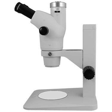 6X-50X Widefield Zoom Stereo Microscope, Trinocular, Track Stand