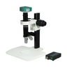 1.5-50X 2.0 Megapixels CMOS Track Stand Nosepiece Video Zoom Microscope, SKU MZ02370222, three quarter front view