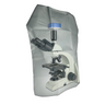 Microscope Dust Cover, Opaque, Grey Fabric (Large), SKU MA02023201, three quarter front view