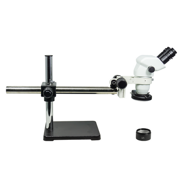 3.35-45X LED Light Boom Stand Binocular Zoom Stereo Microscope SZ02060426