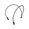 Dual Gooseneck Light Guide Cables for Microscope Fiber Optic Illuminator, Length 800mm, SKU ML25921102, three quarter front view