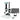 0.7-4.5X 2.0 Megapixels CMOS LED Light Post Stand Video Zoom Microscope, SKU MZ02120102, three quarter front view
