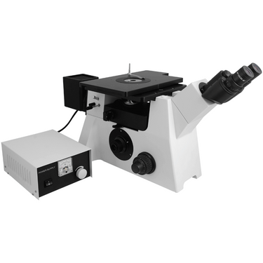 100-800X Inverted Halogen Coaxial Reflection Light XY Stage Travel Distance 120x90mm Trinocular Inverted Metallurgical Microscope MT03040303