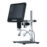 2.6-64X 24 Megapixels LED Reflection Light Post Stand Digital Microscope, SKU DM02050131, three quarter front view