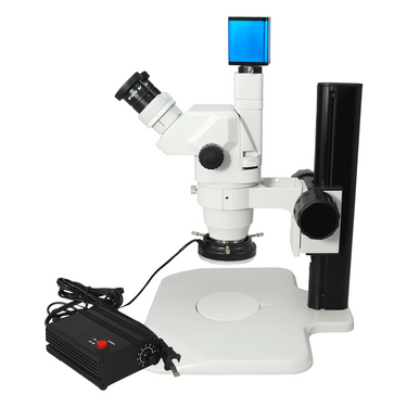 2.0 Megapixels 6.7-45X CMOS LED Light Track Stand Trinocular Zoom Stereo Microscope SZ02020052