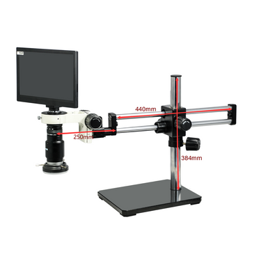 Microscope Boom Stand, Dual Arm, Heavy Duty