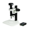 1.5-50X 5.0 Megapixels CMOS Track Stand Nosepiece Video Zoom Microscope, SKU MZ02370223, three quarter front view