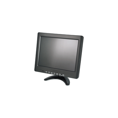 10.4 in. LCD Color Display Monitor, AV Input, SKU MO02211202, three quarter front view