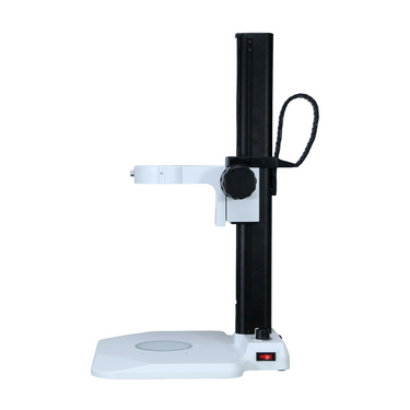 Microscope Track Stand, 76mm Coarse Focus Rack, LED Bottom Light Base (Dimmable)