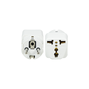 Plug Adaptor (DE Plug), SKU EC02411211, three quarter front view