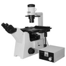 100X-400X Inverted Compound Laboratory Microscope, Trinocular, Halogen Light, C-Mount, Phase Contrast Objective, SKU BM03040303, three quarter front view