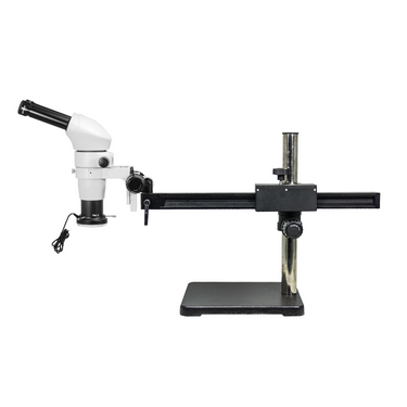 8-50X LED Light Ball Bearing Boom Stand Binocular Parallel Zoom Stereo Microscope PZ02080227