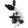 40-1000X LED Coaxial Transmitted Light XY Stage Travel Distance 75x50mm Trinocular Biological Microscope, SKU BM03010311, three quarter front view