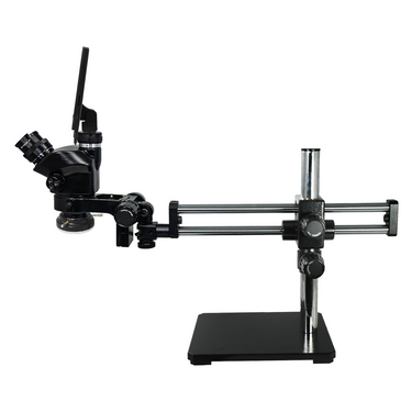 2.0 Megapixels 7-50X CMOS LED Light ESD Safe Dual Arm Stand ESD Trinocular Zoom Stereo Microscope SZ02090557