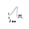 4X/6X/6.5X/10X/10.5X/16X LED Coaxial Reflection Light Pneumatic Arm Clamp Binocular Parallel Multiple Power Operation Surgical Microscope, SKU SM51010125, three quarter front view