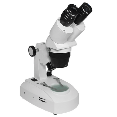 10X/20X Widefield Stereo Microscope, Binocular, Track Stand, Halogen Top and Bottom Light, Bright Field