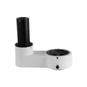 Single Port Photo/Video Beam Splitter Adapter True-Trinocular for Parallel Zoom Stereo Microscope, SKU PZ04015121, three quarter front view