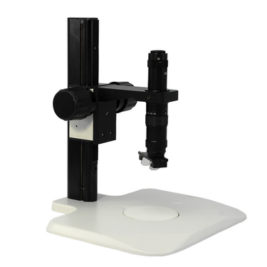 0.35X-2.25X 3D Industrial Inspection Video Zoom Microscope, Track Stand + 35° Objective Angle Converter