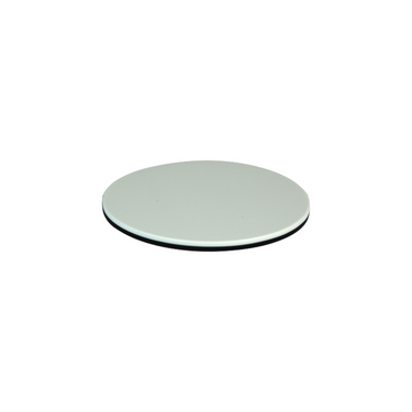 60mm Black White Microscope Stage Plate (2 3/8 inch Diameter), SKU SA12141101, three quarter front view