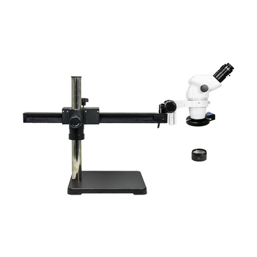 3.35-45X LED Light Ball Bearing Boom Stand Binocular Zoom Stereo Microscope SZ02061426