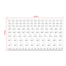 180mm/720 Div Transparent Ruler, SKU RT02420214, three quarter front view