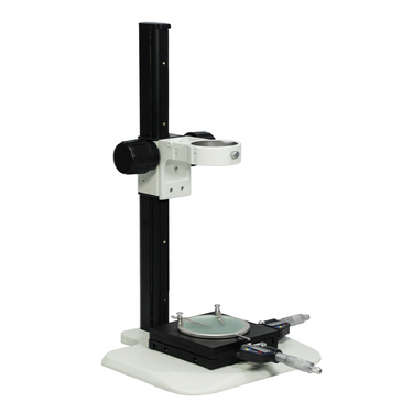 Microscope Track Stand, 76mm Coarse Focus Rack with Measurement Stage