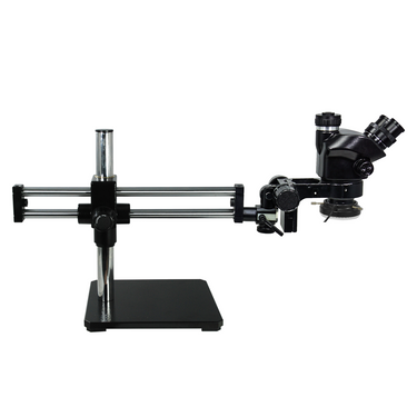 7-50X LED Light ESD Safe Dual Arm Stand ESD Trinocular Zoom Stereo Microscope SZ02090554