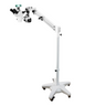 2.0 Megapixels 8-50X CMOS Pneumatic Arm Trinocular Zoom Stereo Microscope, SKU SZ02030772, three quarter front view
