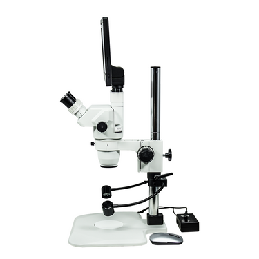 2.0 Megapixels 6.7-45X CMOS LED Light Post Stand Trinocular Zoom Stereo Microscope SZ02020237